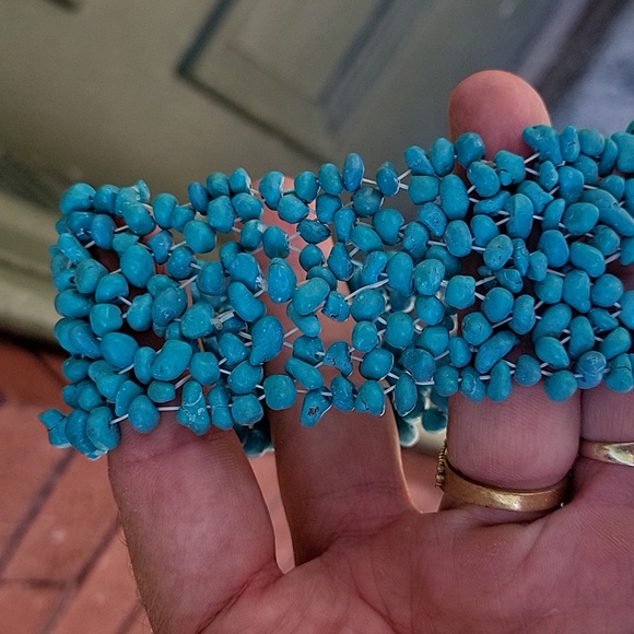 Turquoise stretch bracelet - Picture 3 of 4